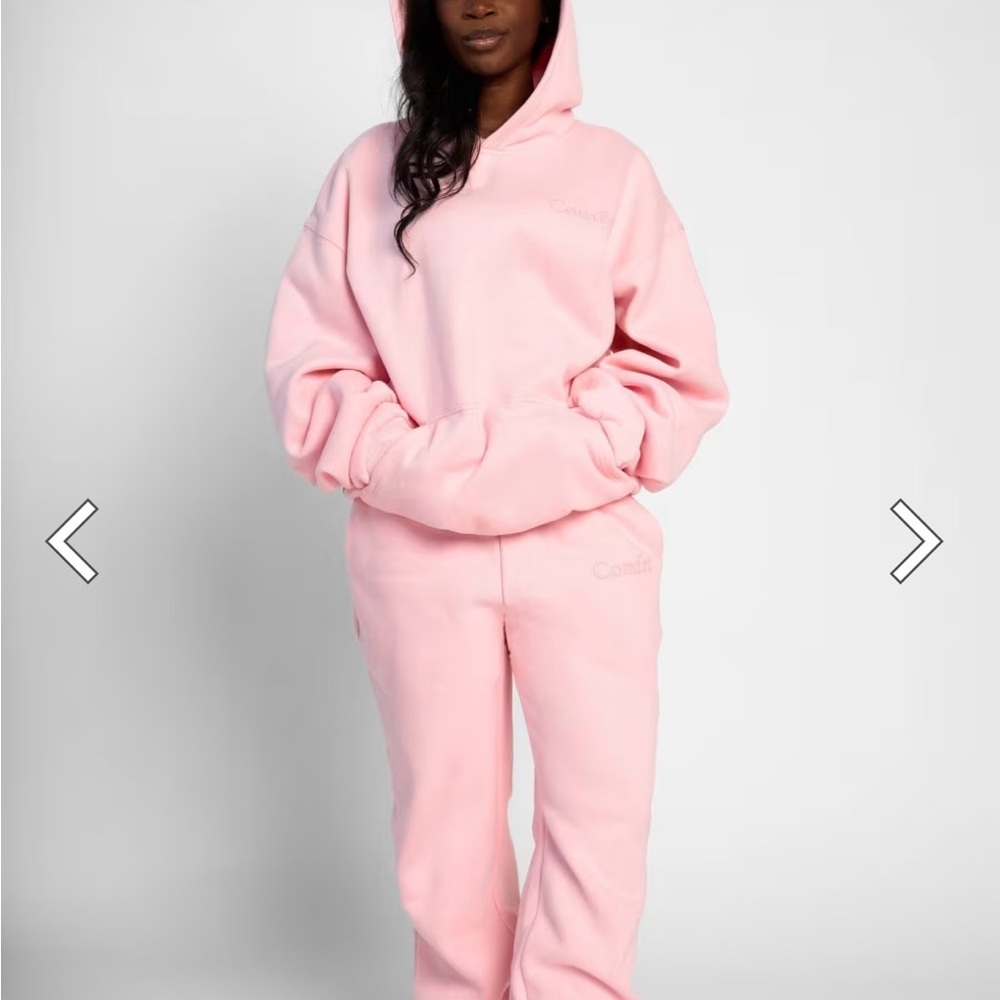Pink (petal color) COMFRT Hoodie Sweatshirt for Women